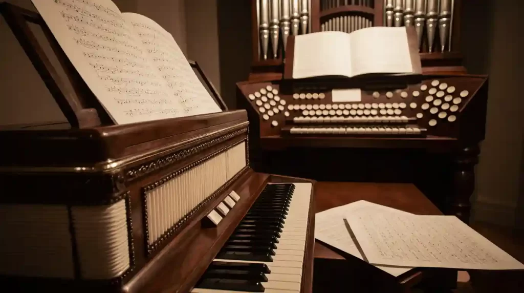 jouer l’harmonium avant l’orgue classique